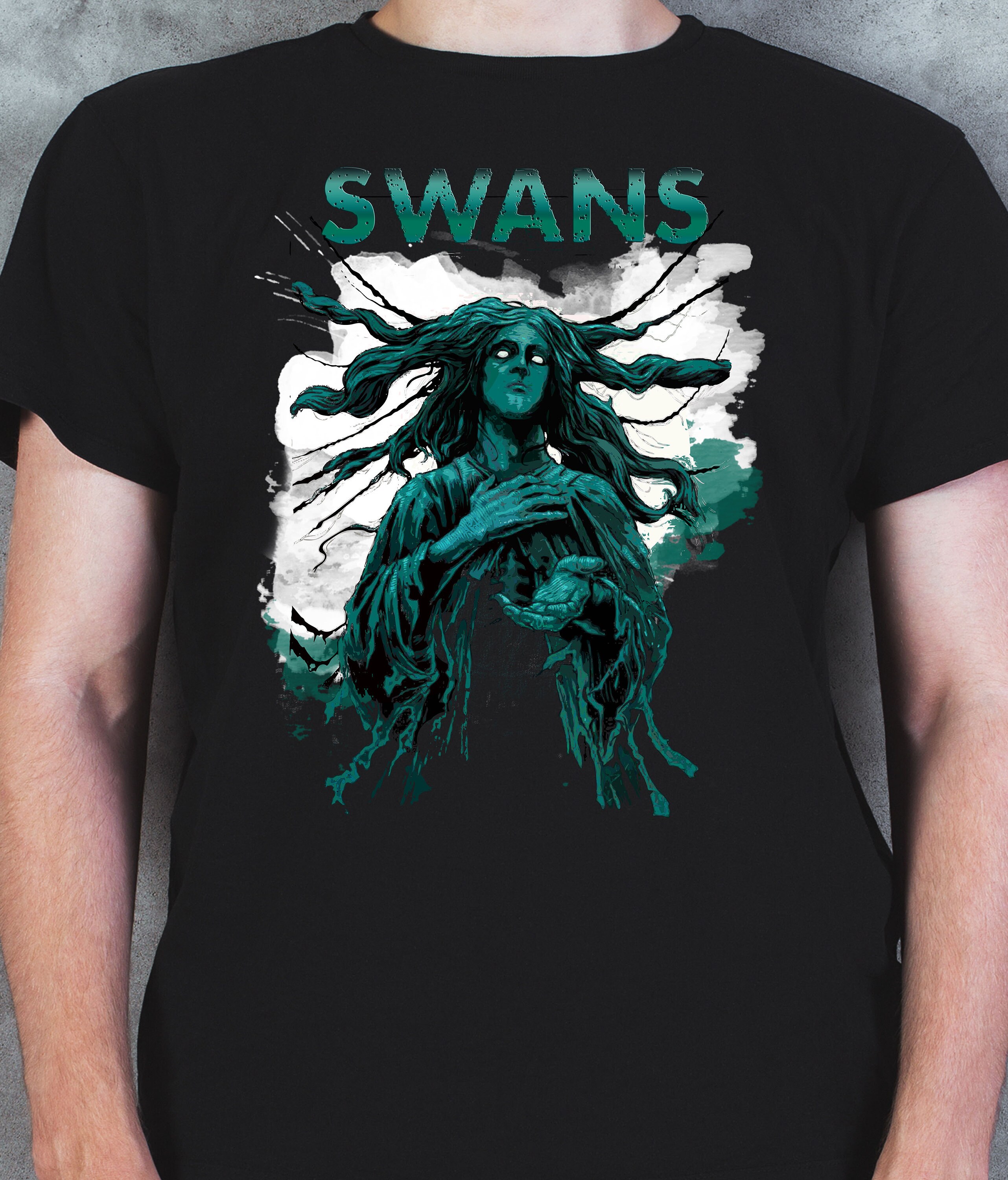 人気沸騰ブラドン SWANS Michael NYC, Swans Industrial, Shirt, Band T-shirt, トップス