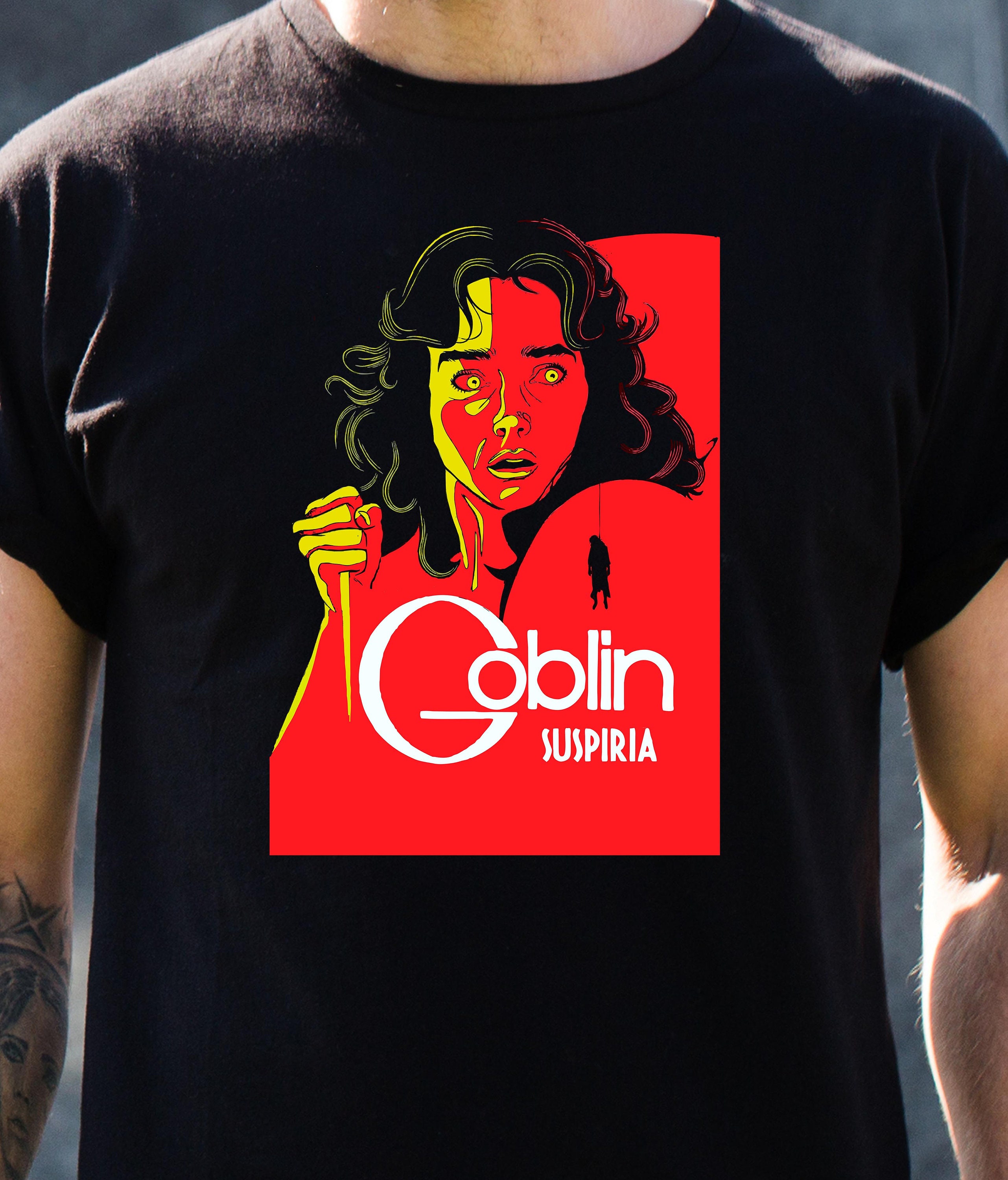 Goblin Suspiria T-shirt: Dario Argento Movie Tee, Italian Band