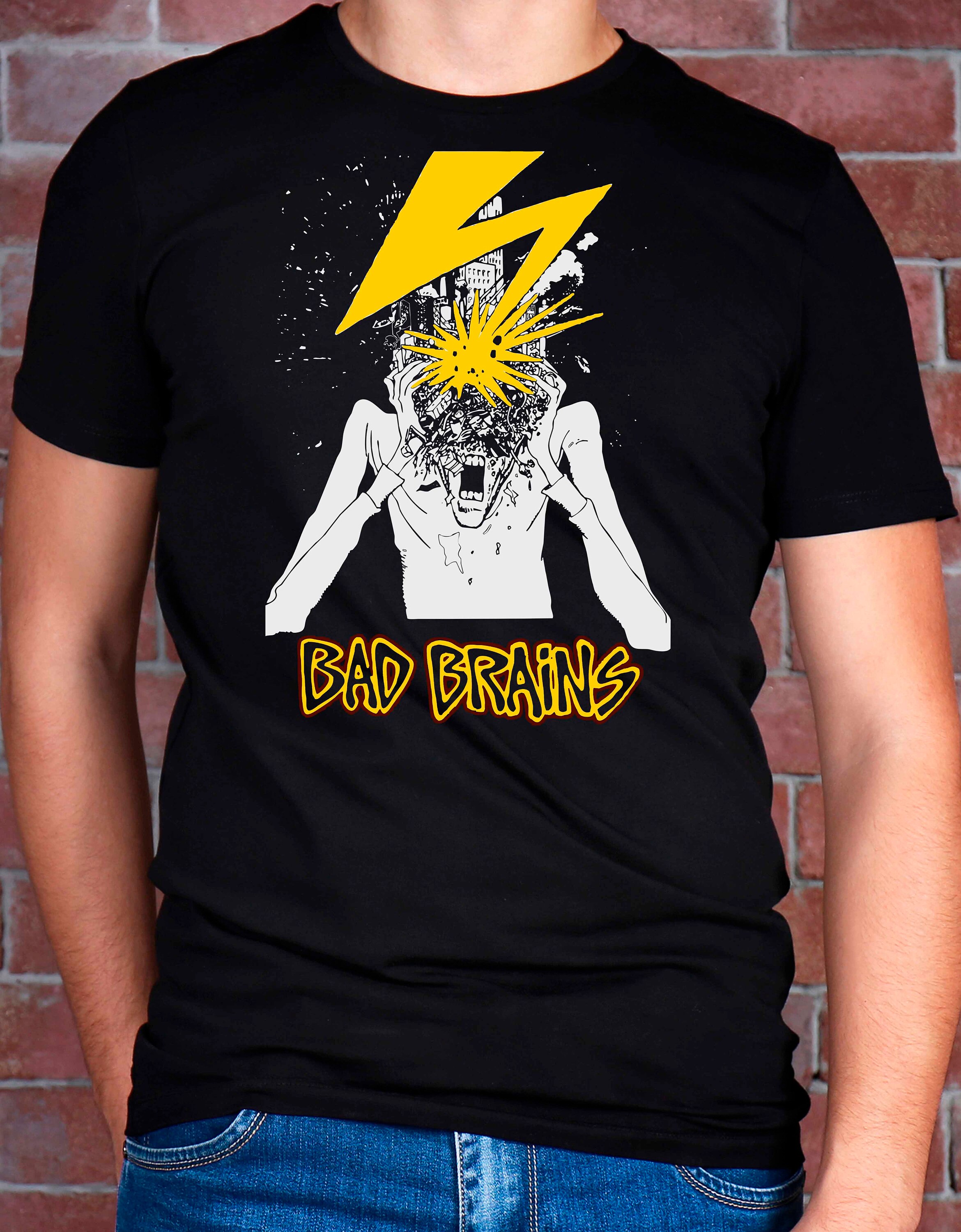 Bad Brains T Shirt Unisex DC Hardcore Punk Reggae Rastafari Band  