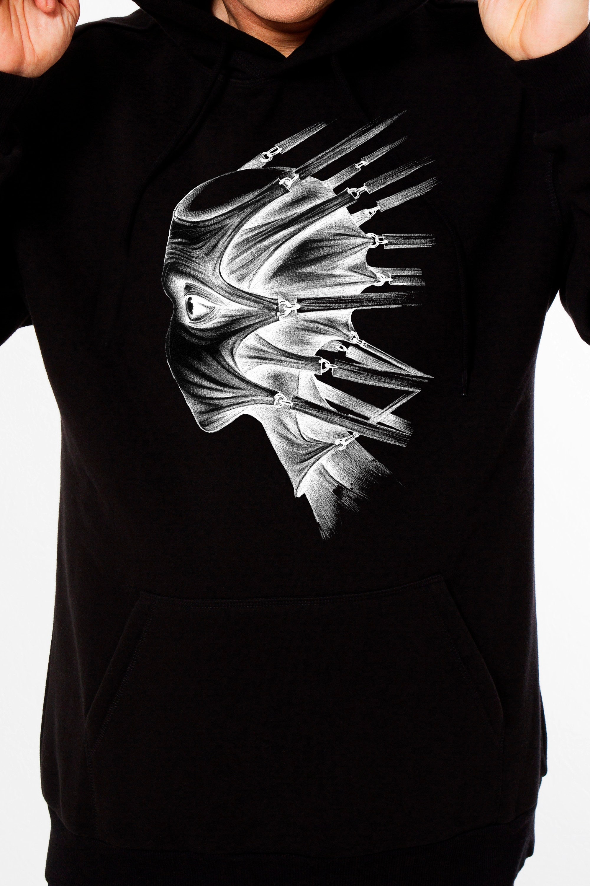 Gothic Bondage Clash Hoodie