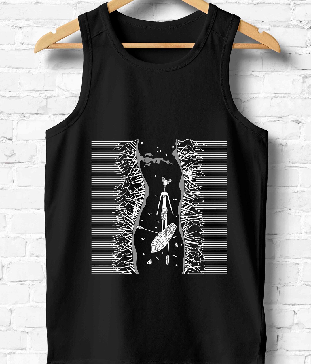 JOY DIVISION Women's Tshirt Post Punk Gothic Racerback Back Style Tank