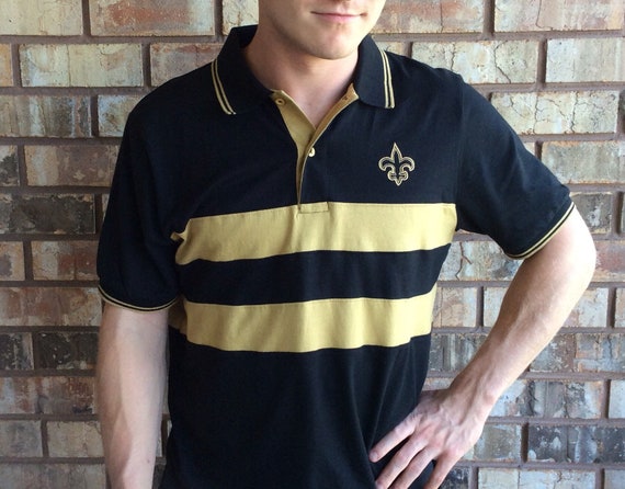 New Orleans Saints Black And Gold Fleur De Lis Uni Mens