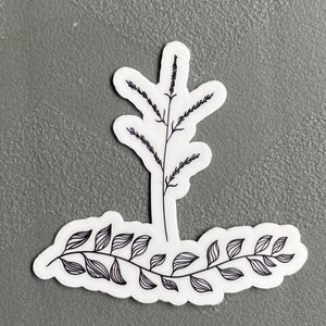 Lavender Blooming Chalice - Unitarian Universalist Sticker - UU Sticker