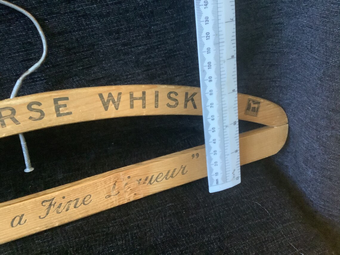 White horse whisky advertisement coat hanger Etsy