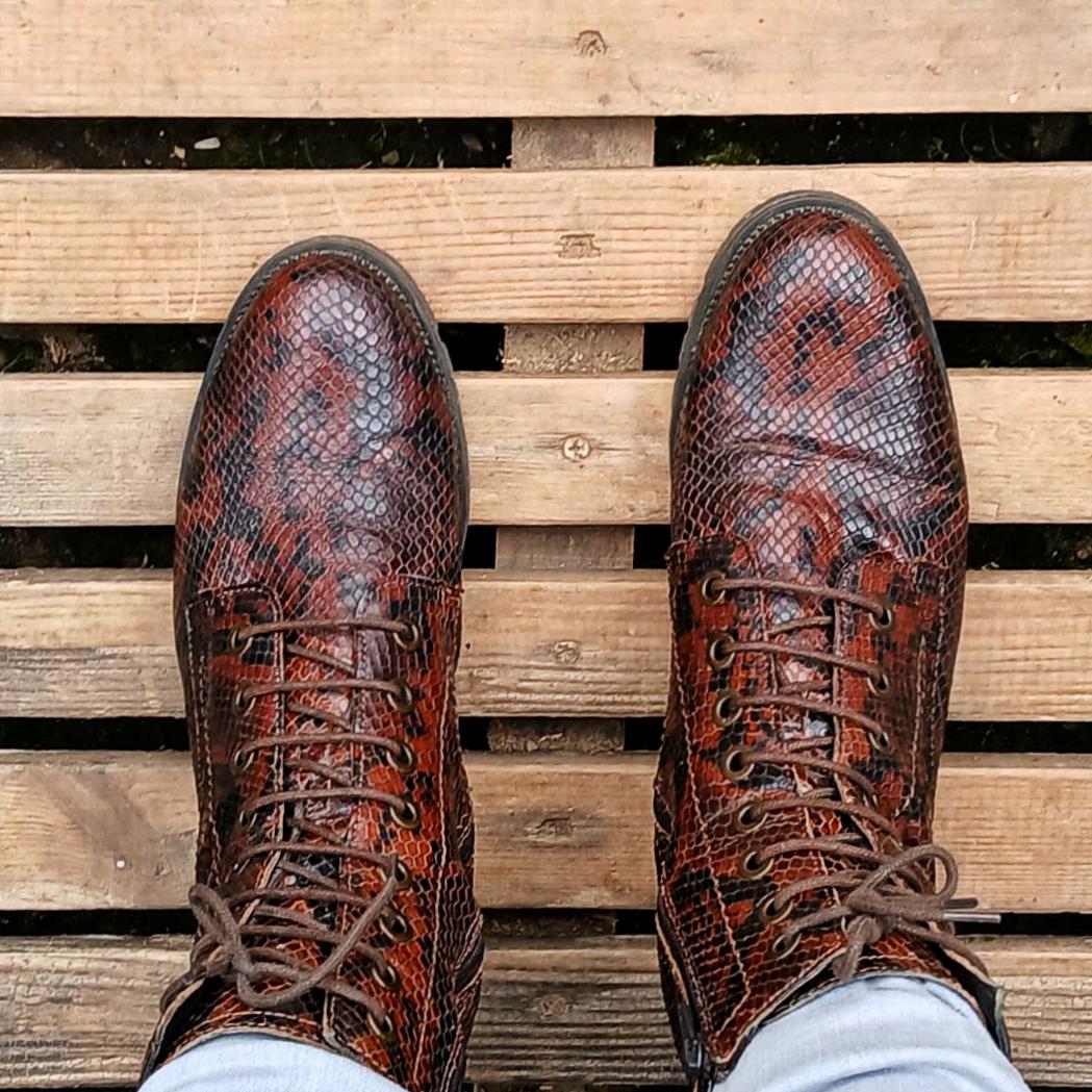 Vintage Python Boots - Etsy