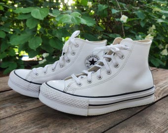 Size 9 60s Converse Chuck Taylor Hi Top Sneaker Shoes All Star USA