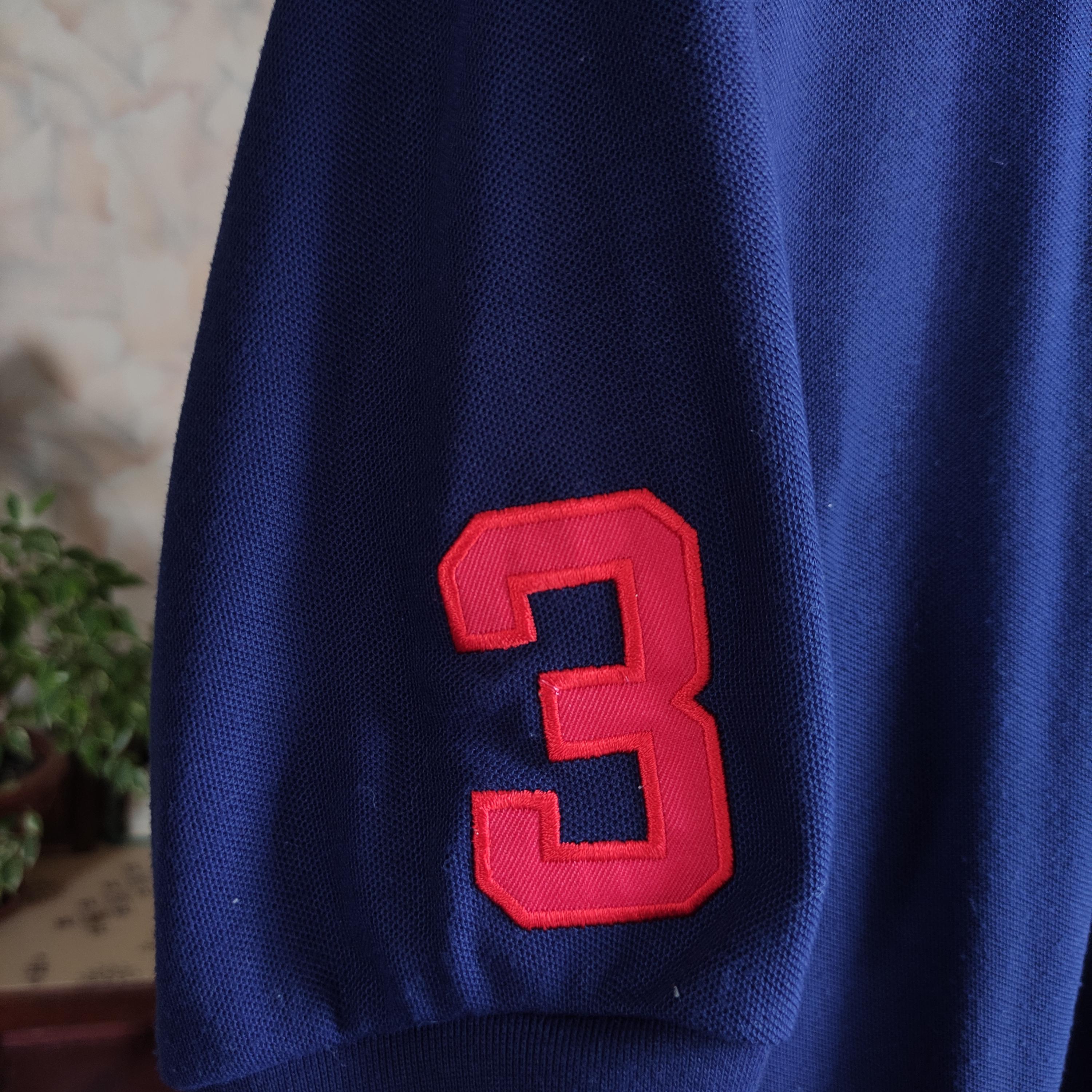 Vintage Polo Ralph Lauren Navy Blue With Big Red Logo Ann Number