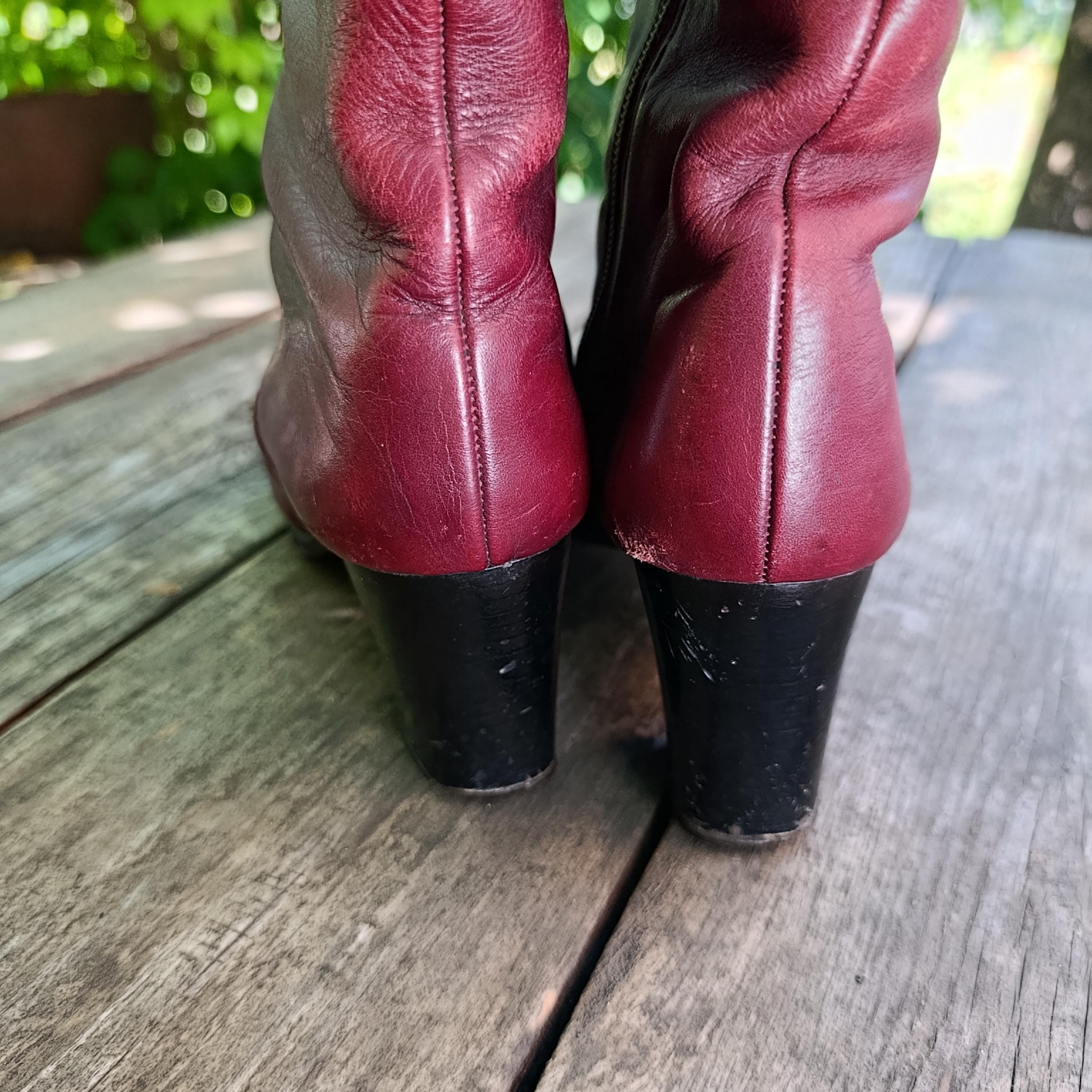 Bally Red and Black Leather Boots with Classic Design BALLY Shearling-trimmed leather ankle boots | NET-A-PORTER main image 4