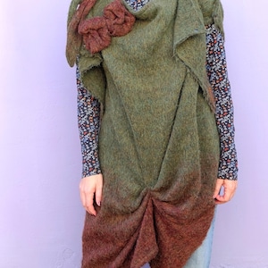 Green Felt Dress - Etsy