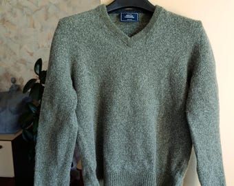 Women's pale green merino wool cashmere sweater by John Lewis size S