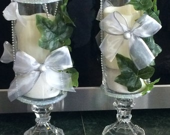 Wedding candle centerpieces