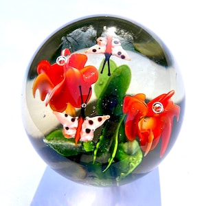 Flower + Butterfly Paperweight