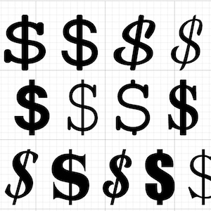Dollar Sign SVG Bundle