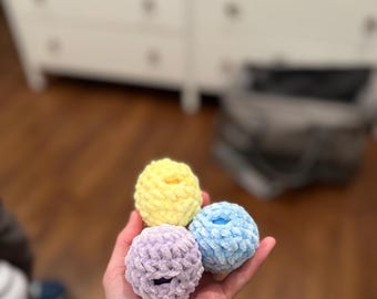 Crochet Mini Stress Ball Pattern: No Sew Fidget Toy (Digital Download)
