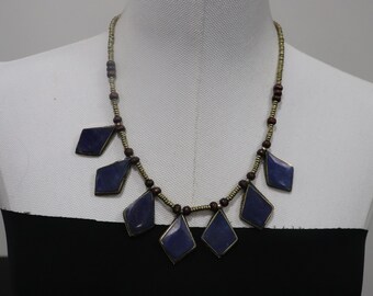 Lapis Lazuli Handmade Jewelry Vintage Necklace.lapis Antique - Etsy