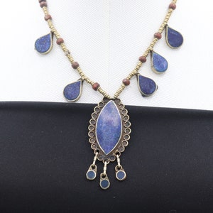 Lapis Lazuli Handmade Jewelry Vintage Necklace.lapis Antique - Etsy