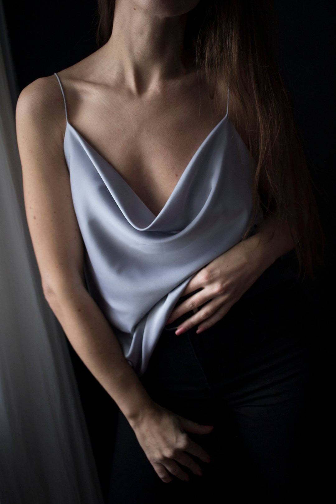 Women's Satin Cowl-Neck Camisole main image 0
