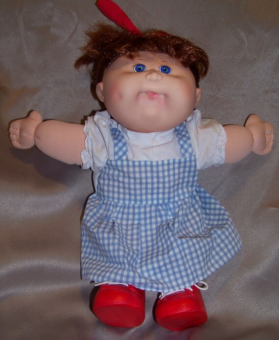 cabbage badge doll