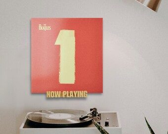 Grande étagère pour disques Now Playing LP, support mural pour album vinyle, étagère pour disques accrochée au mur