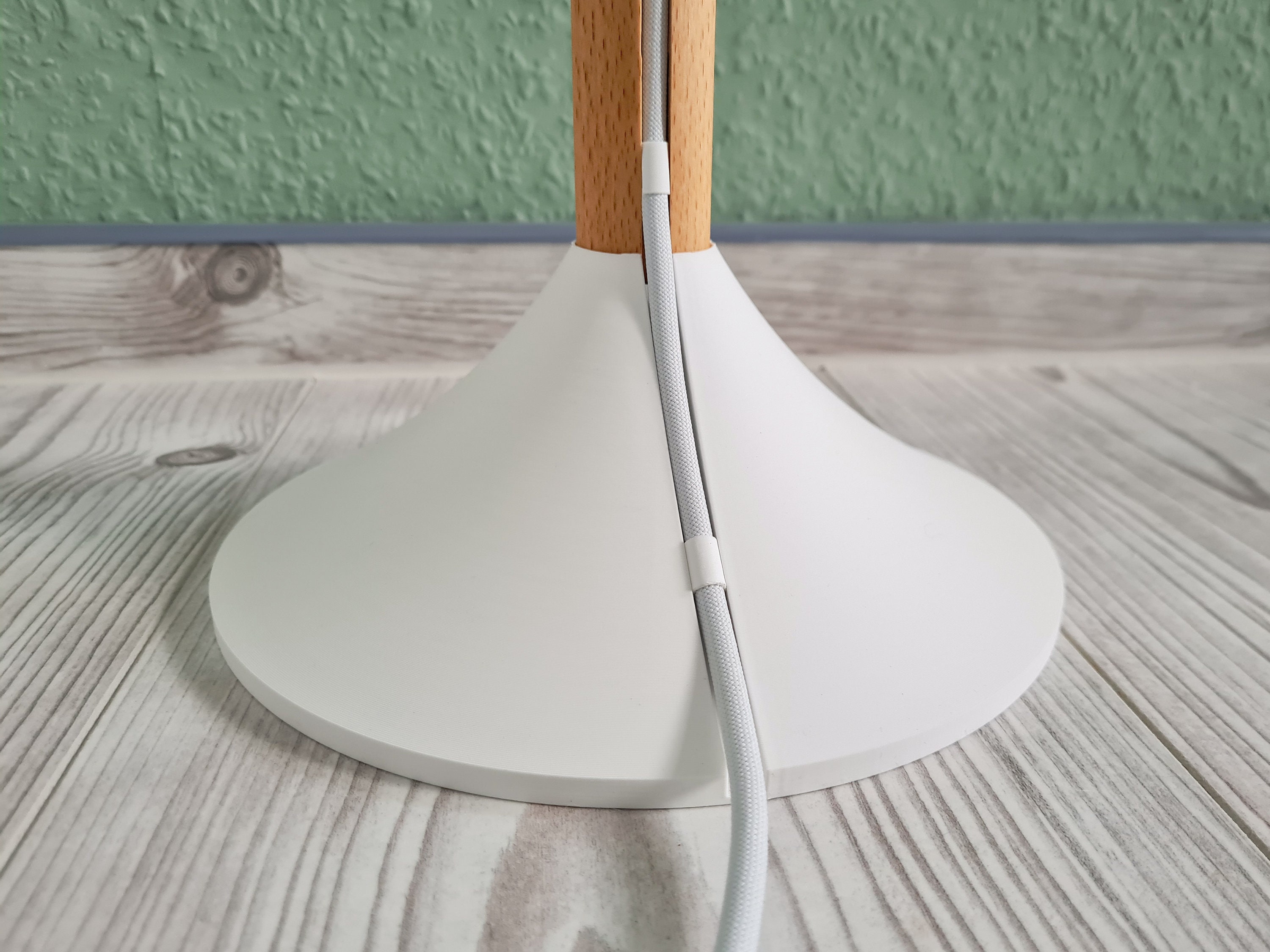 Dinghosen Support de table en bois pour haut-parleur HomePod 2e génération avec couvercle anti-poussière - Support de haut-parleur de bureau en bois antidérapant compatible avec Homepod 2 - Support