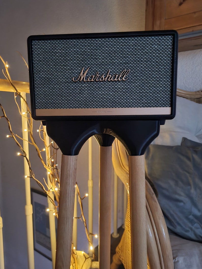 Marshall Acton II Stand Wood Speaker Stand Acton 2 Bracket Custom Made image 8