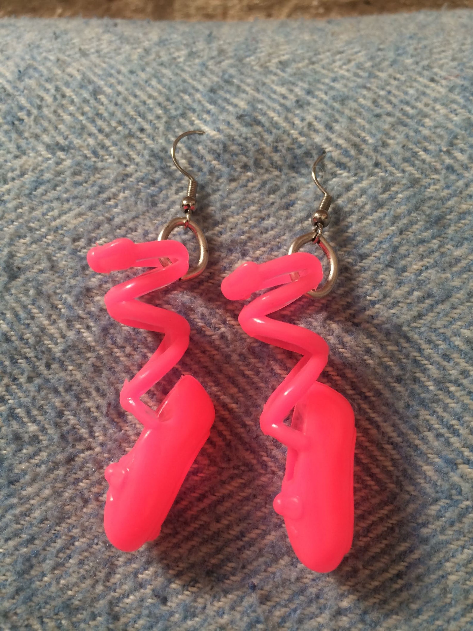 ballet slipper earrings
