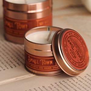 SMALL TOWN Candle | Sweet Potatoe, Brown Sugar, Vegan Candle, Halloween, 100ml | 250ml | 9oz | 4oz