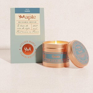 HADES Candle | Cedar, Cypress, Incense, Vegan Candle, Greek Mythology, 100 ml | 250ml | 9oz | 4oz image 6