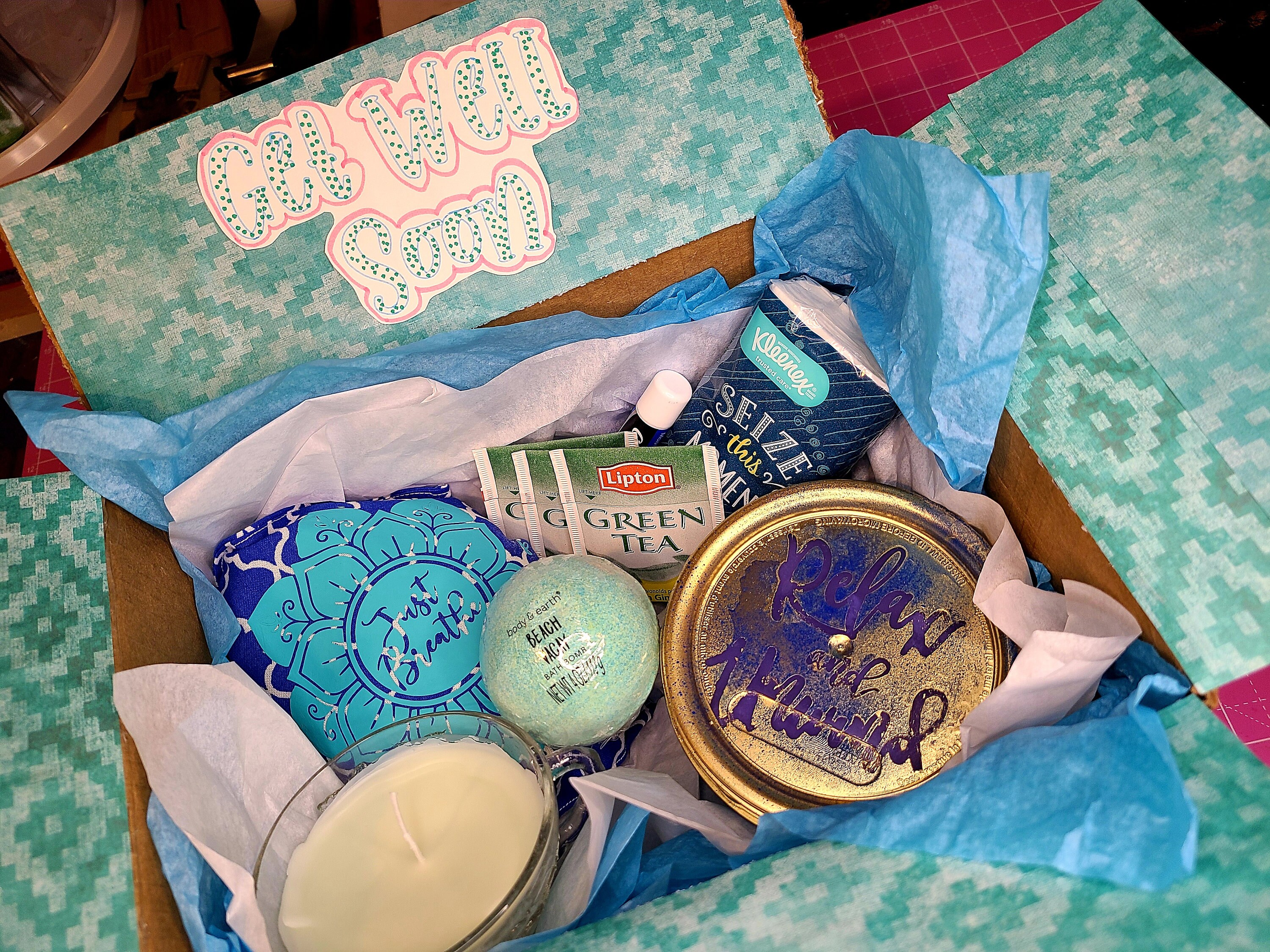 Get Well Soon gift basket Get Better Basket Feeling sick Etsy Get Well Soon gift basket Get Better Basket Feeling sick Etsy