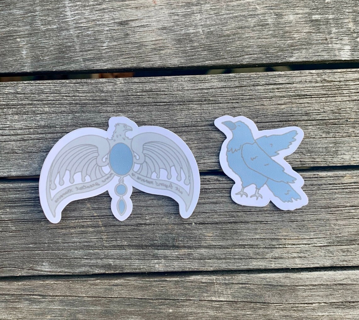 ravenclaw sticker pack 4 harry potter aesthetic matte etsy