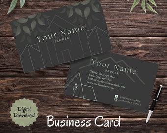 Real Estate Broker Business Card - Realtor