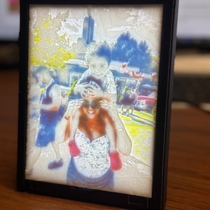 Personalized 3d Printed color Lithophane