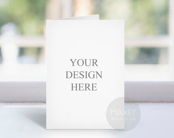 Blank Card Mockup Etsy