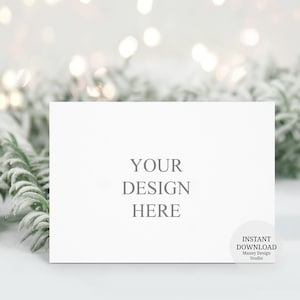 Christmas card mockup, Mockup Christmas card, Holiday Card Mockup, Mockup Holiday card, Invitation Mockup, Holiday Mockups, Christmas Mockup