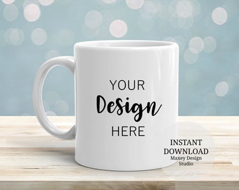 Wedding Mug Mockup Etsy