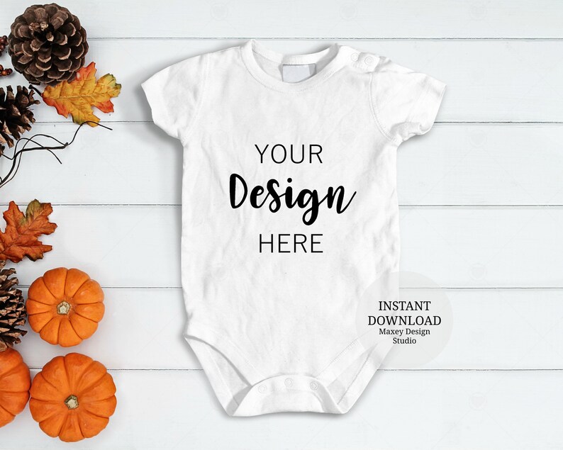 Download Baby Bodysuit mockup Mockup Baby Bodysuits Baby Mockup ...