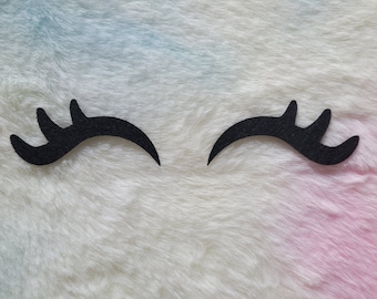 Unicorn Felt Eyelashes • Felt Eyelashes • Felt Lashes • Felt Eyelashes for Crocheted Soft Toys • Amigurumi felteyes • felt eyes for crochet