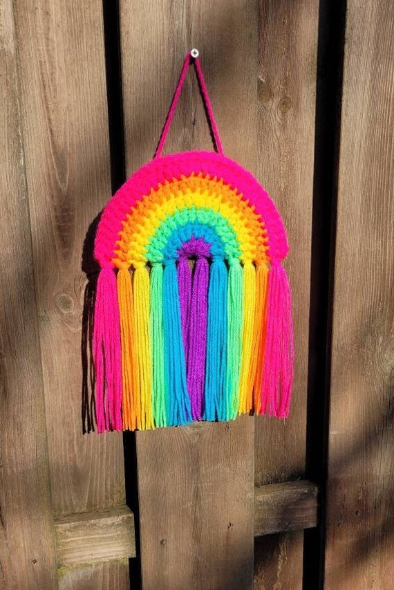 Rainbow Crochet Accessories, Crochet Crochet Decorations