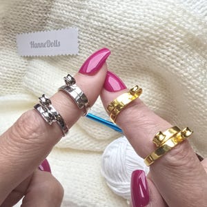 haak ring . brei ring .  loop haakring . loop breiring . garenspanning hulp . brei accessoire . haken accessoire . cadeau DIY . haken . brei