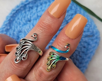 Phoenix crochet ring . Phoenix knitting ring . yarn tension aid . crochet . knitting . hobby accessory . tension aid . crochet ring . knitting ring . gift DIY