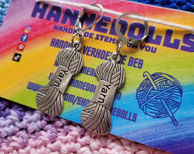 stitch marker from a ball of wool. these stitch markers are sold individually