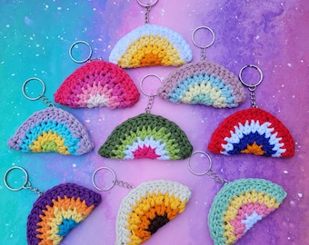 Rainbow keychain in nine different colors