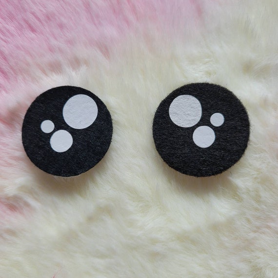 Felt Eyes Felteyes Felteyes for Amigurumi Felt Eyes for Kawaii Felt Eyes  for Crocheted Cuddly Toys 