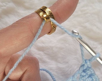 Crochet Rings Thread Lead Ring Peacock like Yarn - Temu