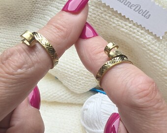 Crochet Ring - Knitting Ring – Yarn Ring – Tension Ring – Crochet Accessory - yarn tension aid - DIY Gift - crochet ring - knitting ring - crochet - knitting