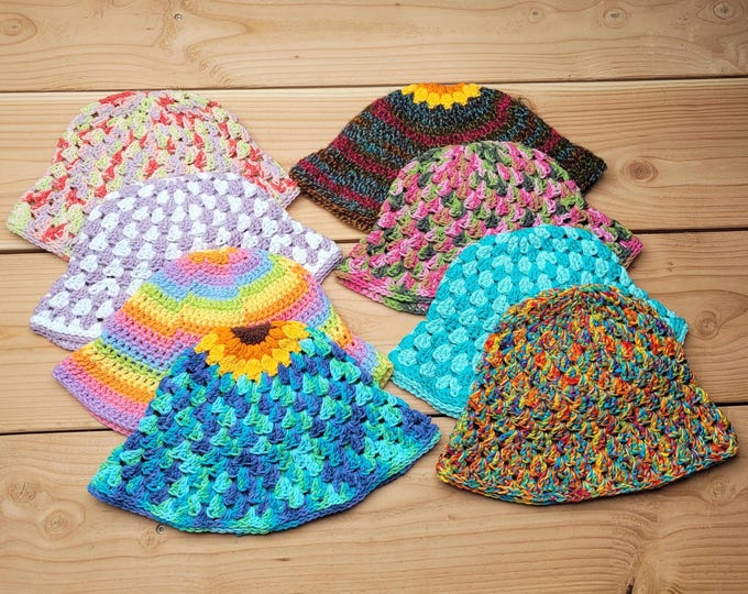 crocheted fisherman hat . bucket hat . festival hat . fisherman hat . crocheted summer bucket hat . sustainable clothing . crocheted beach hat . gift
