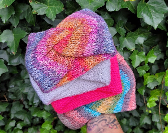 Knitted headbands / ear warmers for children.