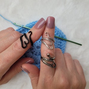 Octopus crochet or knitting ring is a yarn tension aid for crocheting and knitting.