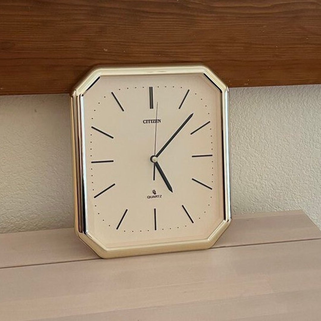 Vintage Citizen Wall Clock Made in Japan Etsy