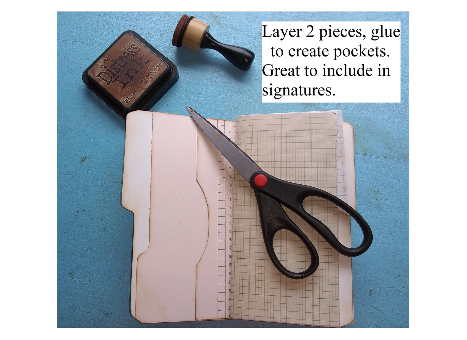 File Folder/ledger Junk Journal Kit Etsy